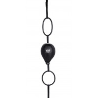 VIP064BLK Leather Floor to Ceiling Ball (41CM)